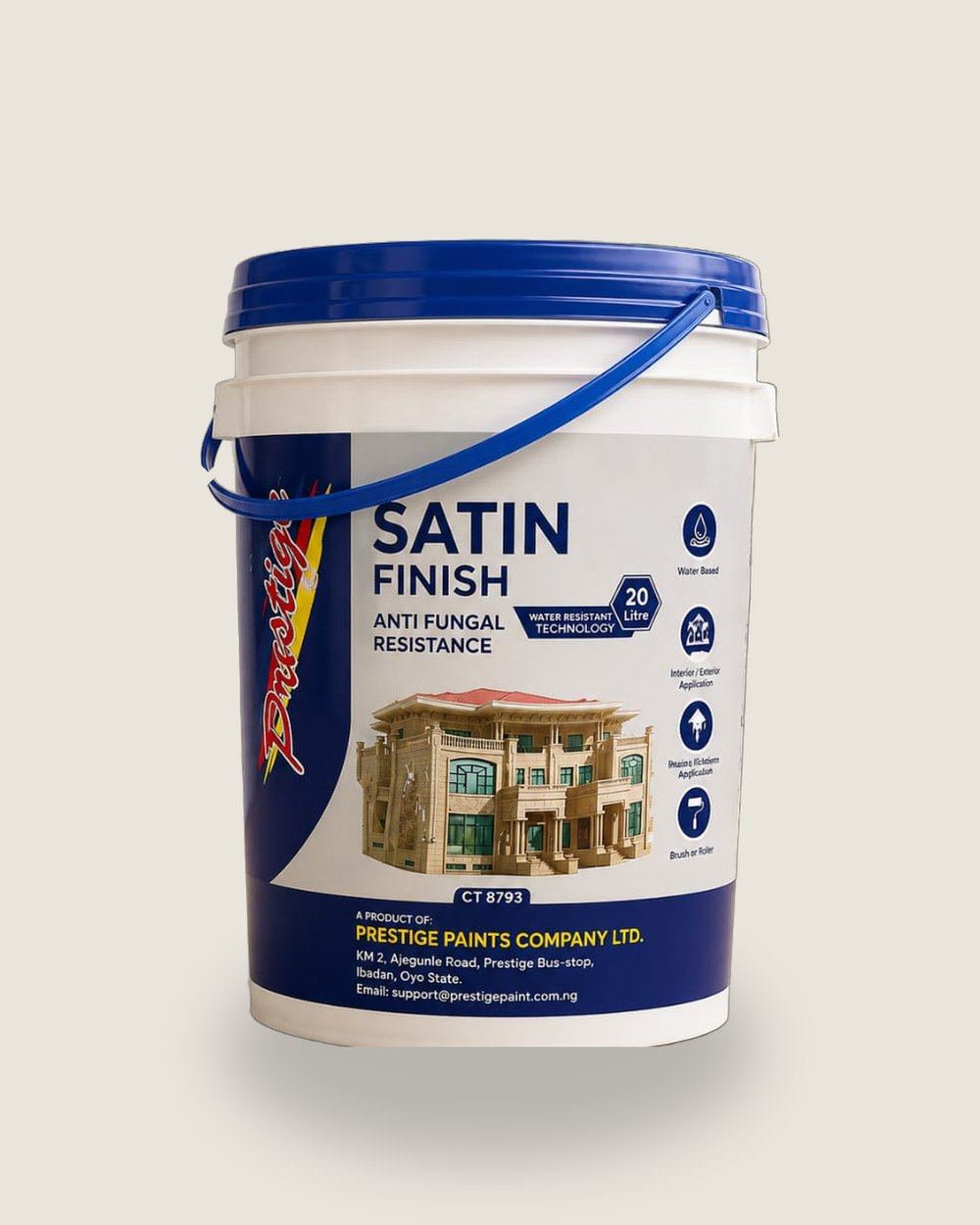 Prestige Satin Finish, 4 L · 20 L