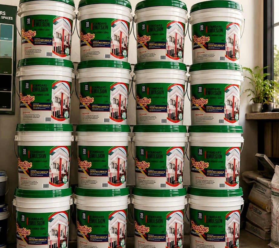 Standard Emulsion stacked at the depot