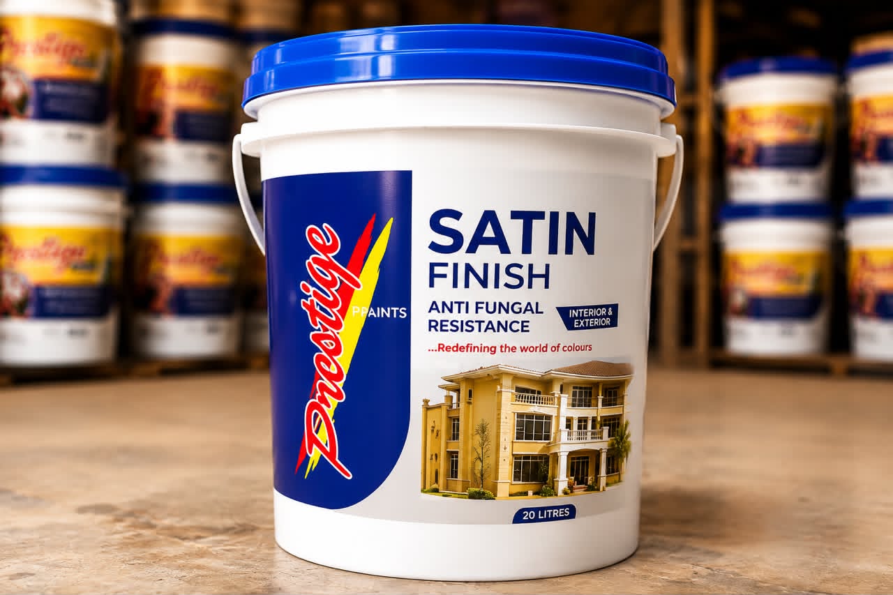 Prestige Satin Finish Anti-Fungal paint interior and exterior
